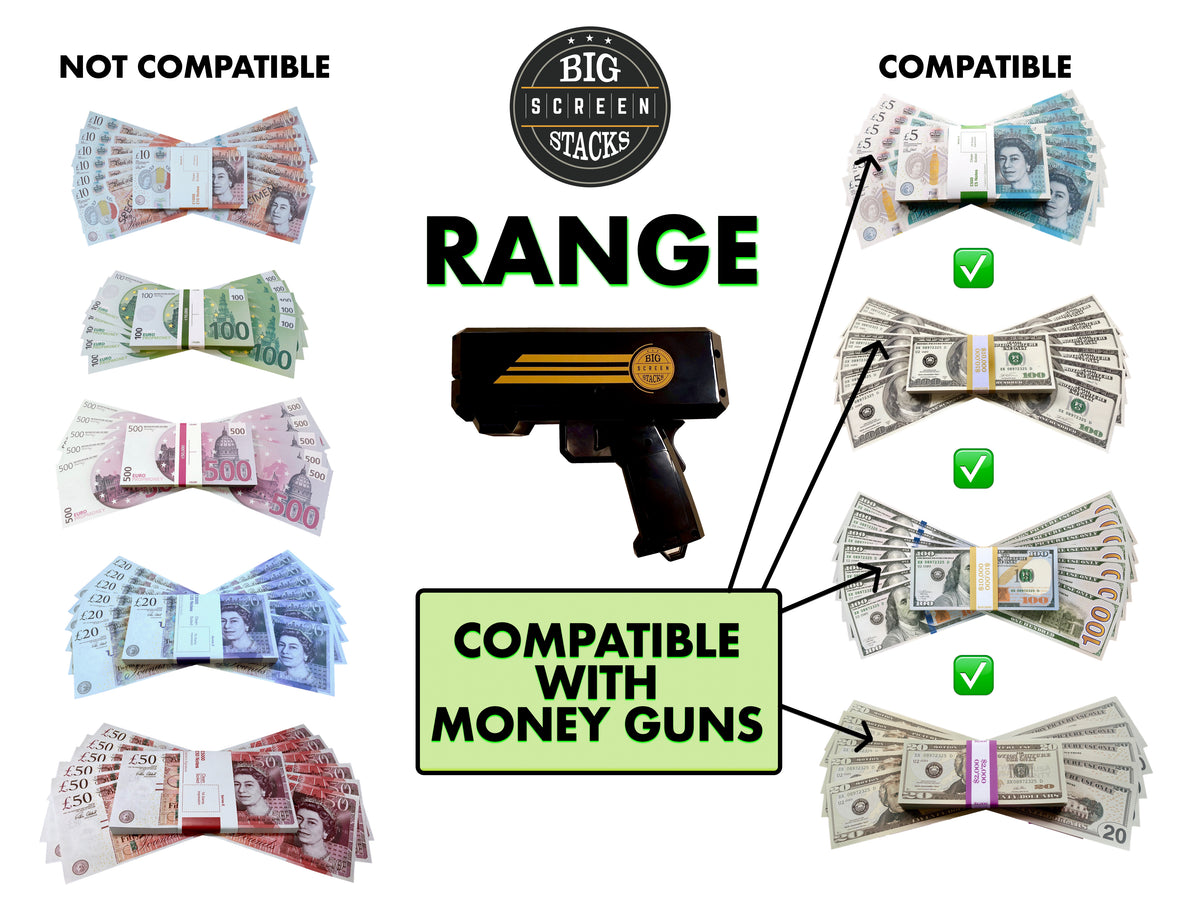 Fake money store gun