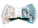 realistic prop money pounds £5 fake money cash