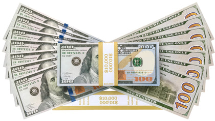 realistic prop money new style 100 dollar bills