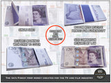 realistic prop money pounds £20 fake money cash