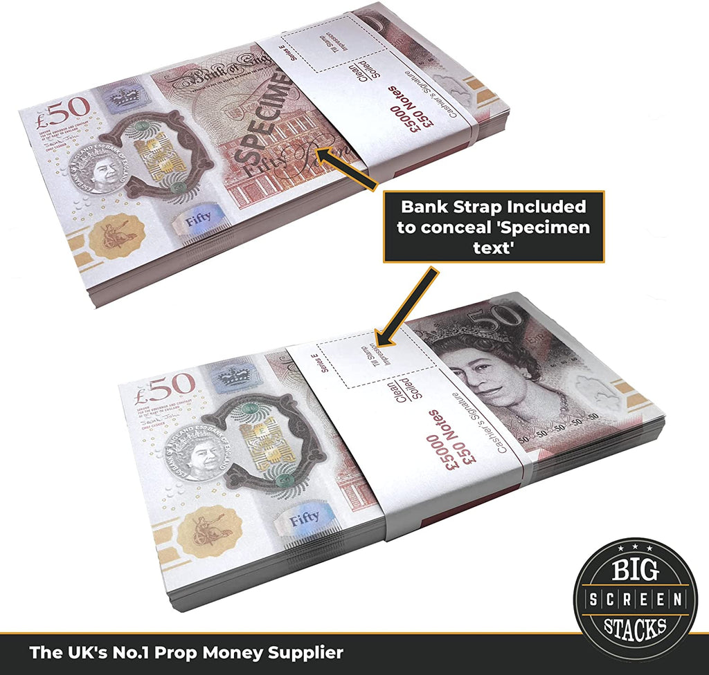 £15,000 PROP MONEY STACK / £50 NOTES / 2021 - PRESENT EDITION – Big ...