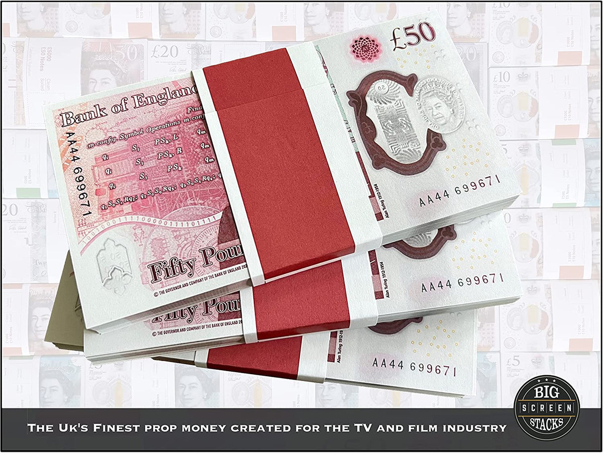 £15,000 PROP MONEY STACK / £50 NOTES / 2021 - PRESENT EDITION – Big ...